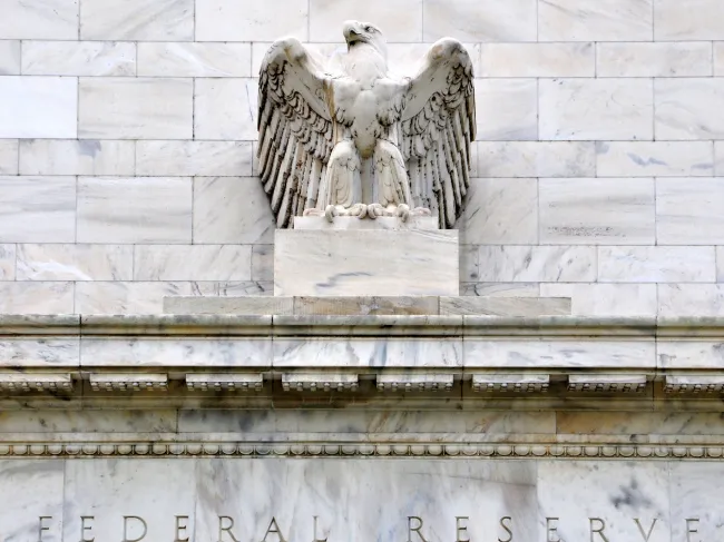federal reserve eagle facade